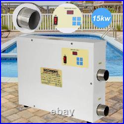 15KW Electric Water Heater Swimming Pool & Home Bath SPA Hot Tub Constant Heater