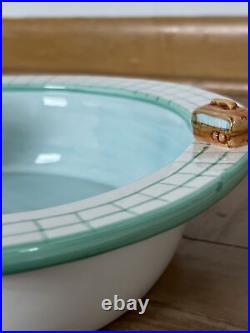 1995 Lotus Swimming Pool & Hot Tub Chip Take A Dip Serving Ceramic Bowl NO Flaws