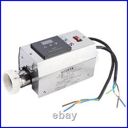 220V Thermostat Electric Water Heater for Swimming Pool SPA Hot Tub 5.5KWith2KW