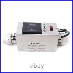 3KW 220V Swimming Pool Thermostat SPA Hot Tub Electric Bath Water Heater