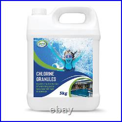 5KG stabilised chlorine granules hot tub spas and pools low dust high quality