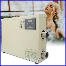 5.5KW Electric Swimming Pool Water Heater Thermostat Hot Tub Secure Stable 220V