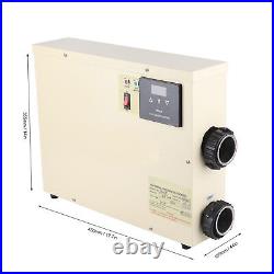 5.5KW Electric Swimming Pool Water Heater Thermostat Hot Tub Secure Stable 22 YS