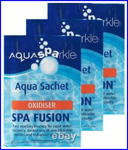 Aquasparkle Spa Fusion Shock Treatment Hot Tub Pool Spas Oxidiser Lite AQSF