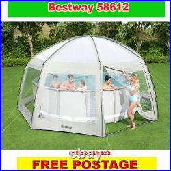 Bestway 58612 Round Pool Dome for swimming pool and Hot tub Spas limited stock