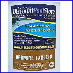 Bromine Small Tablets Pool Spa Hot Tub Pools Spas 2x5kg