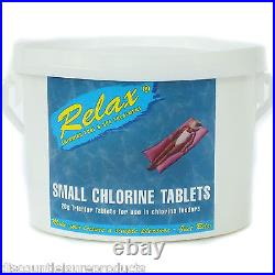 Chlorine Tablets Relax Small 20G Swimming Pool Chemical Sanitiser