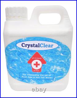 CrystalClear 1kg pH+ / Water pH increaser for Pools Hot Tubs / pH Up / pH Plus