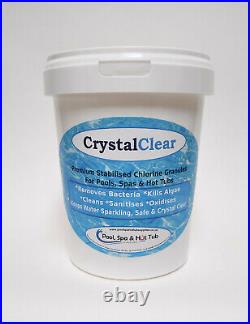 CrystalClear Pool, Spa & Hot Tub Chlorine Granules 750g