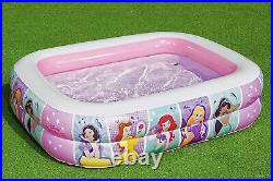 Disney Princess Inflatable Swimming Pool Family Fun In Hot Summer Paddling Pool