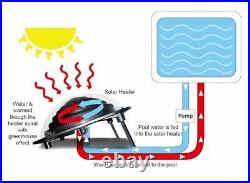 Paddling Pool Heater Solar Thermal Dome Swimming Heating Kids Hot Water Energy