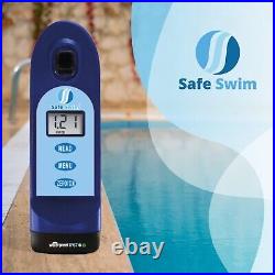 Safe Swim Meter Digital Testing for Pools Hot Tubs Free Chlorine, Alkalinity