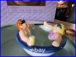 VTG 1995 Lotus Swimming Pool & Hot Tub Chip/Dip Set Silly! VIRAL-RARE-TRENDING