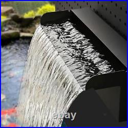 Waterfall Spillway Pool Fountain for Swimming Pool SPA Wall Mount Hot